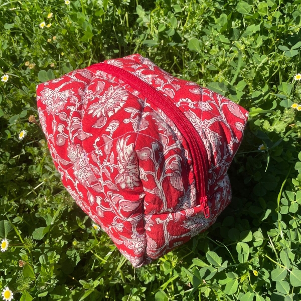 Large Red Make-up Bag